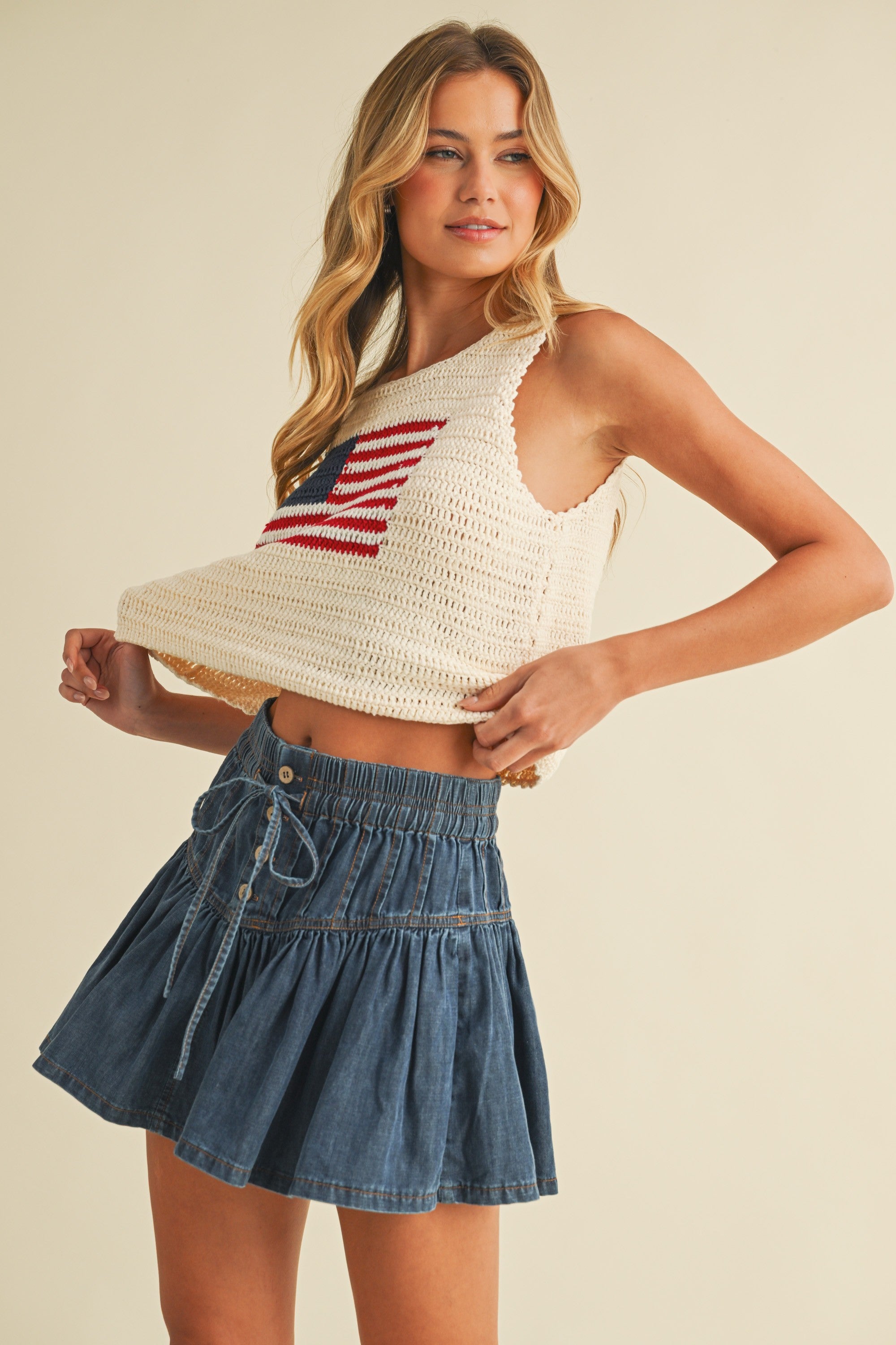 America Knit Tank