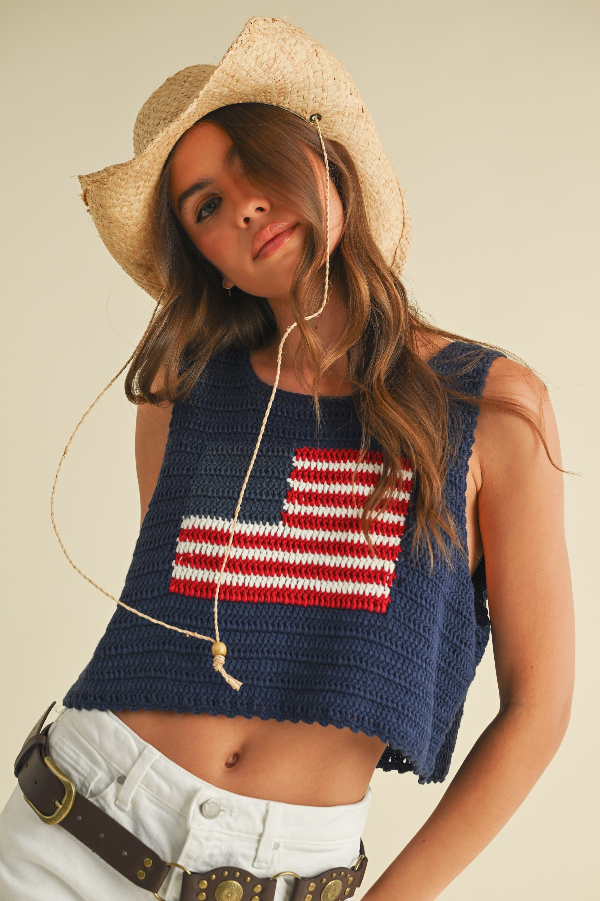America Knit Tank