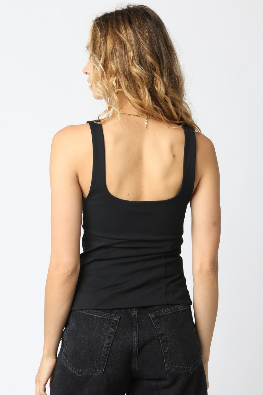 Paloma Button Top