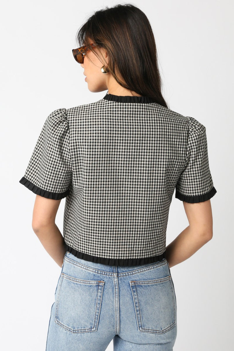 Tarra Checkered Top