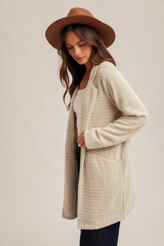 Houndstooth Light Weight Coatigan