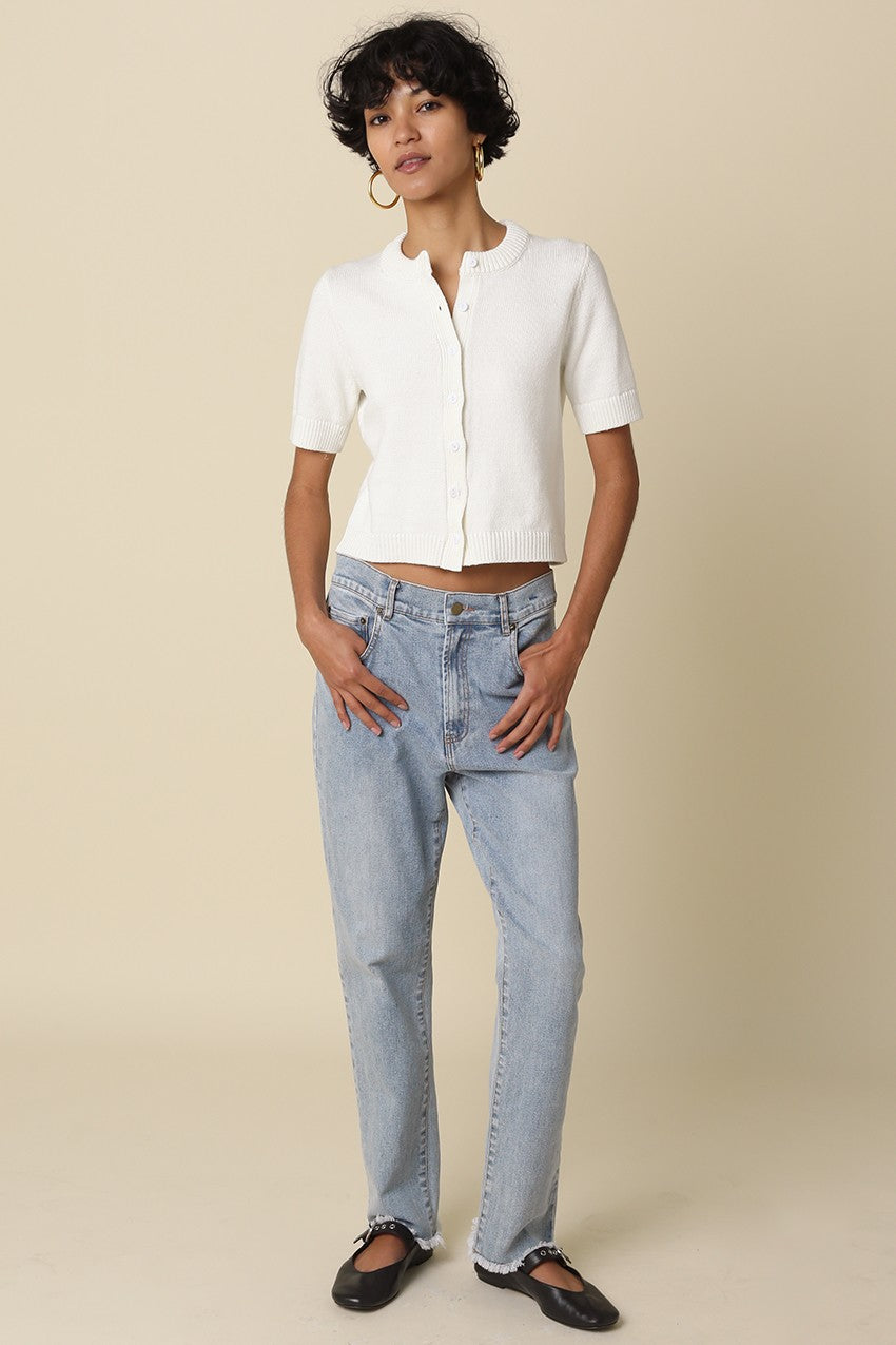 Leia Short Sleeve Knit Top