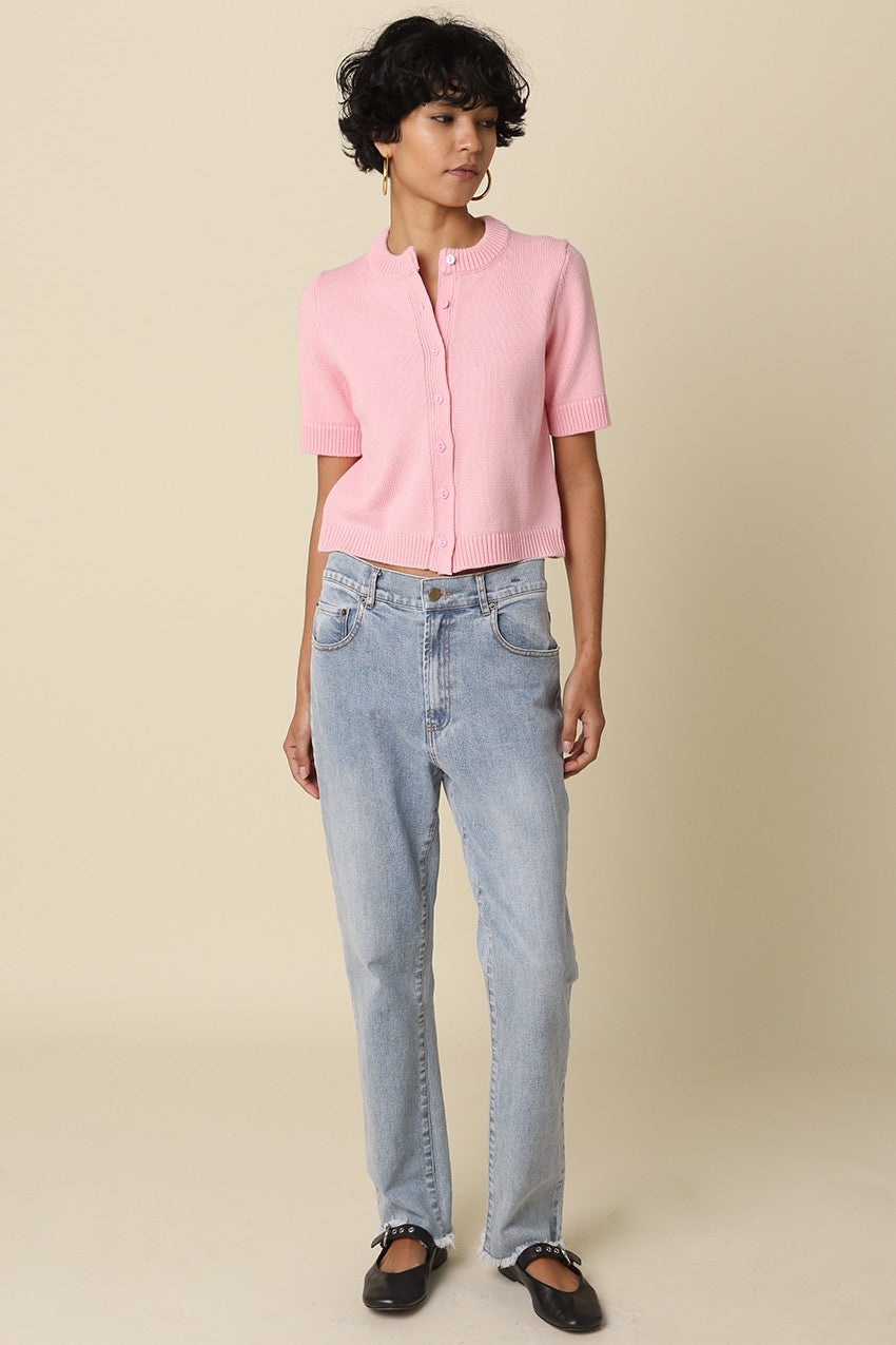 Leia Short Sleeve Knit Top