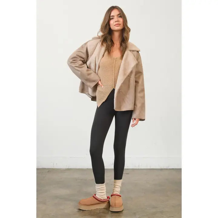 Fur Suede Jacket