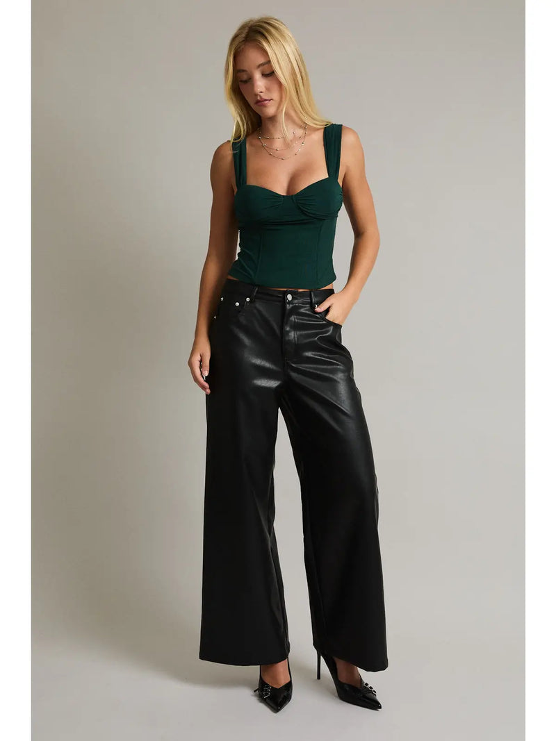 Mistletoe Bustier Top