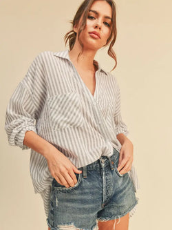 Striped Button Down