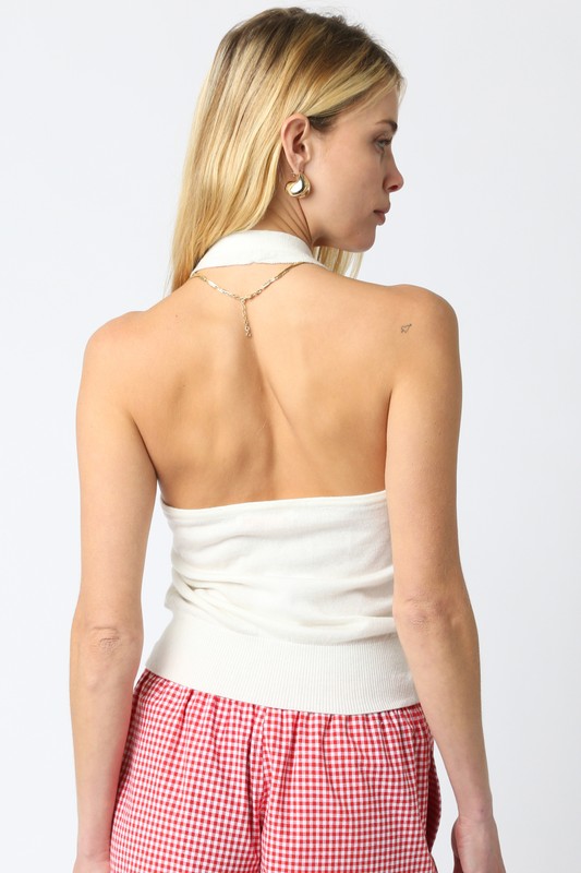 Yoly Knit Halter Top