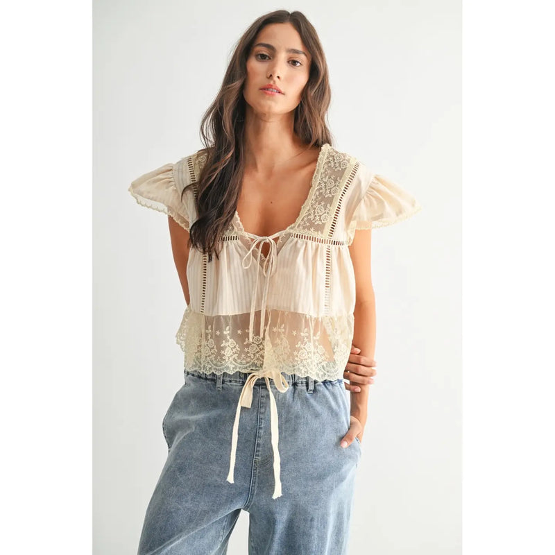 Pretty Little Thing Lace Blouse