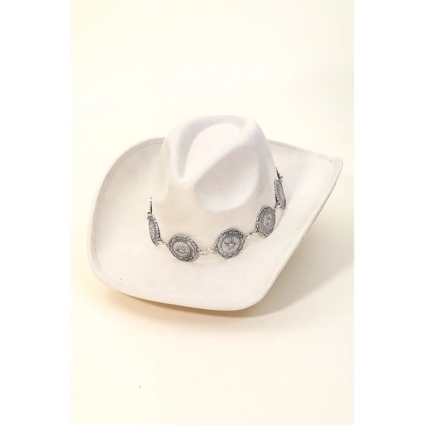 Boho Disc Strap Cowboy Hat