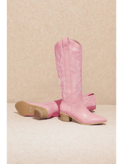 What The Dolly Pink Boots