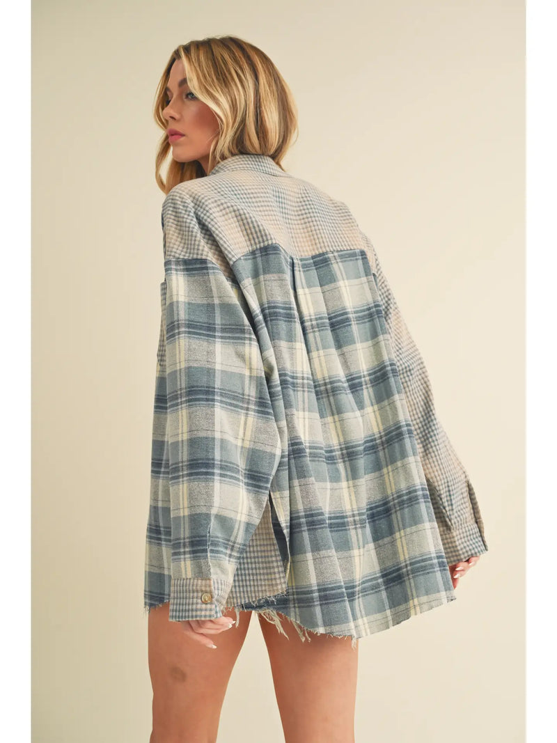 Kambrie Plaid Flannel Shirt