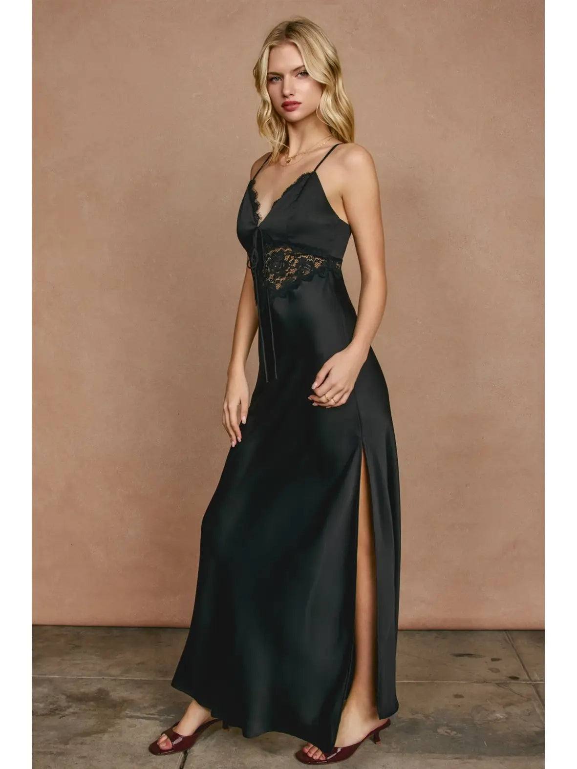 Jolene Satin Maxi