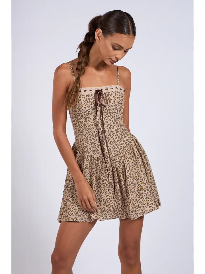 leopard Corset Dress