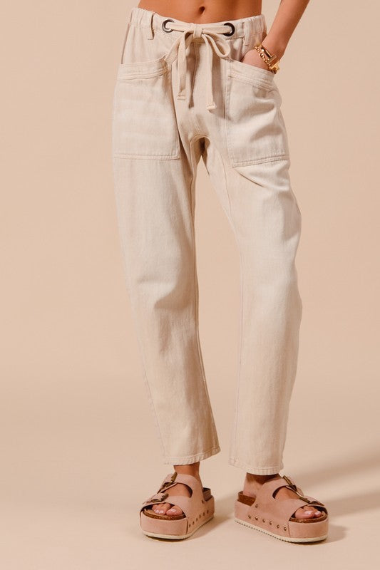Slim Barrel Pants