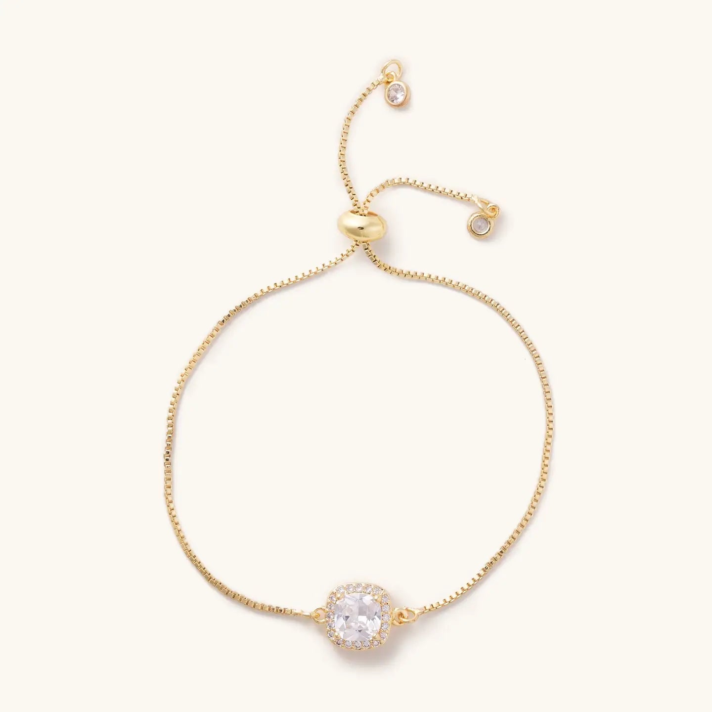 Presley Crystal Gem Slider Bracelet