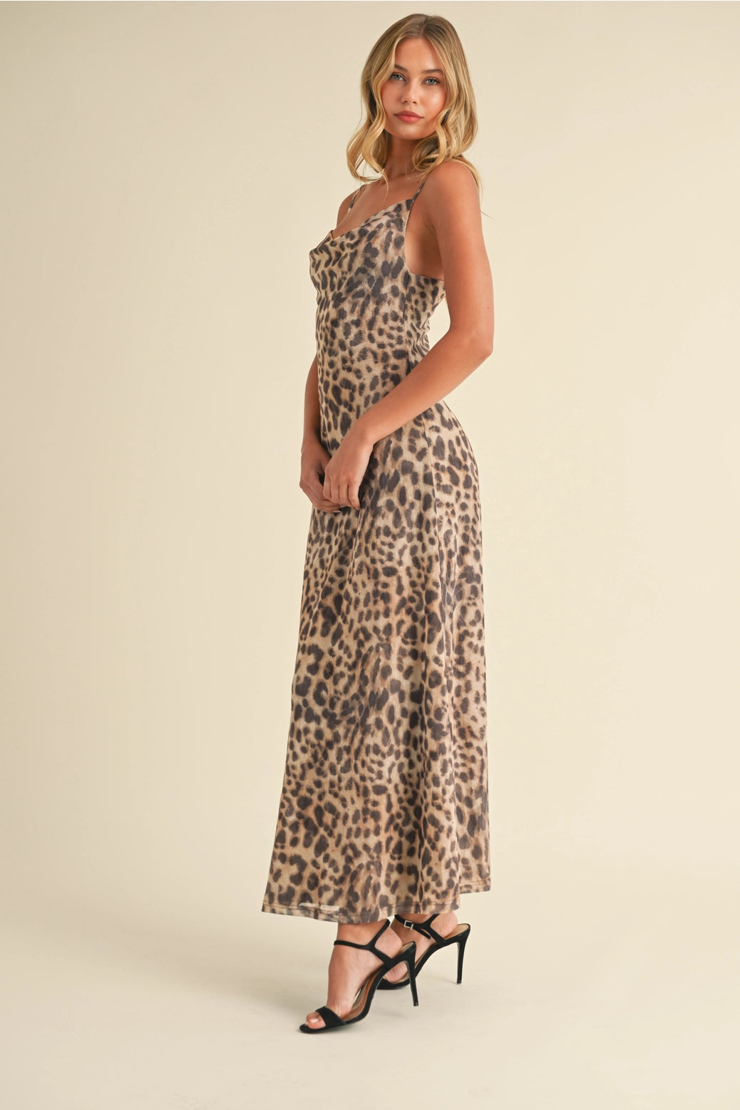 Home For The Holidays Leopard Dress