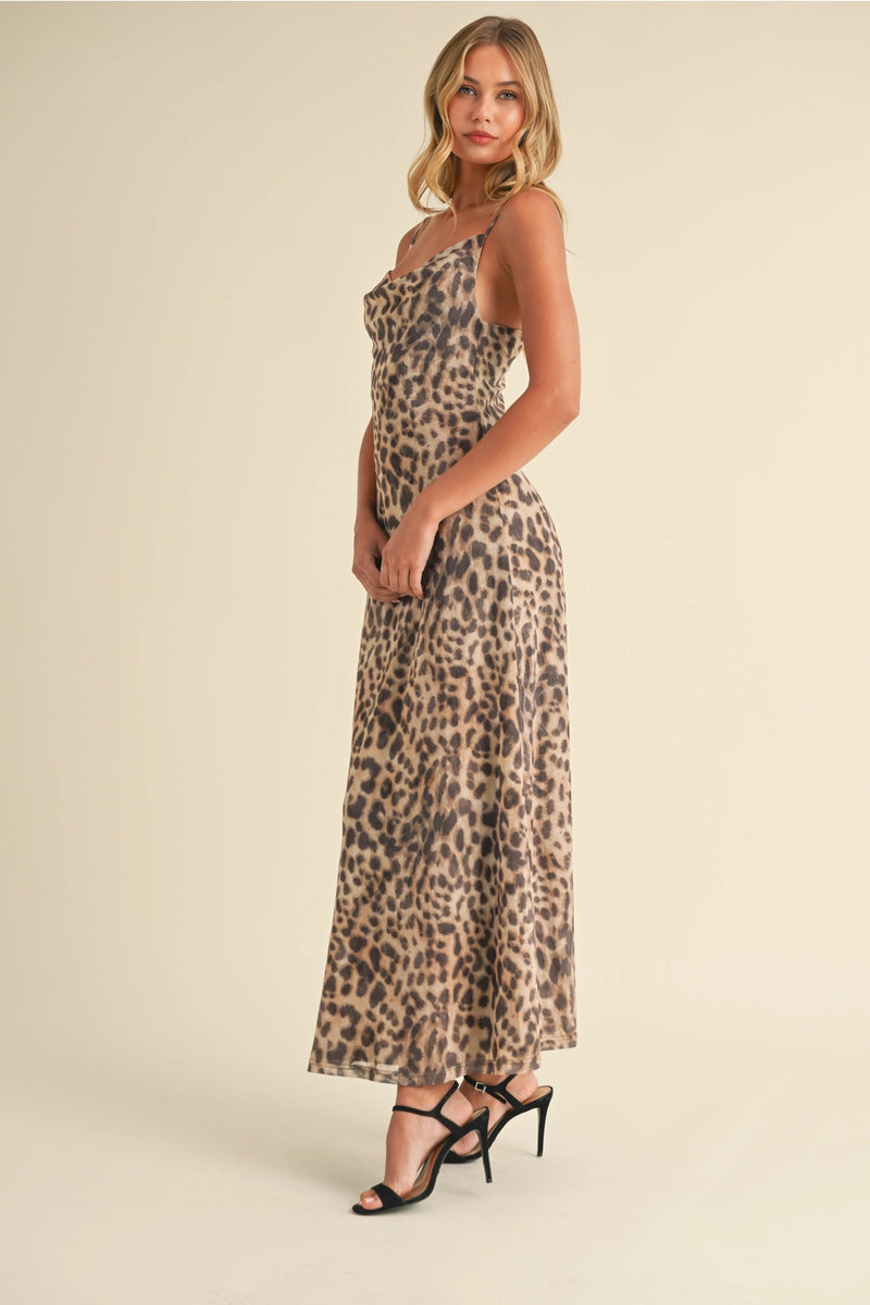 Home For The Holidays Leopard Dress