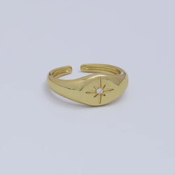 North Star Signet Ring