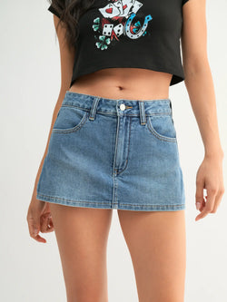 Denim Skort