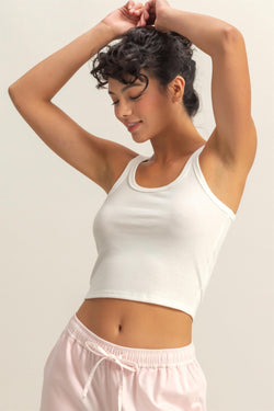 Scoop Neck Bodycon Tank
