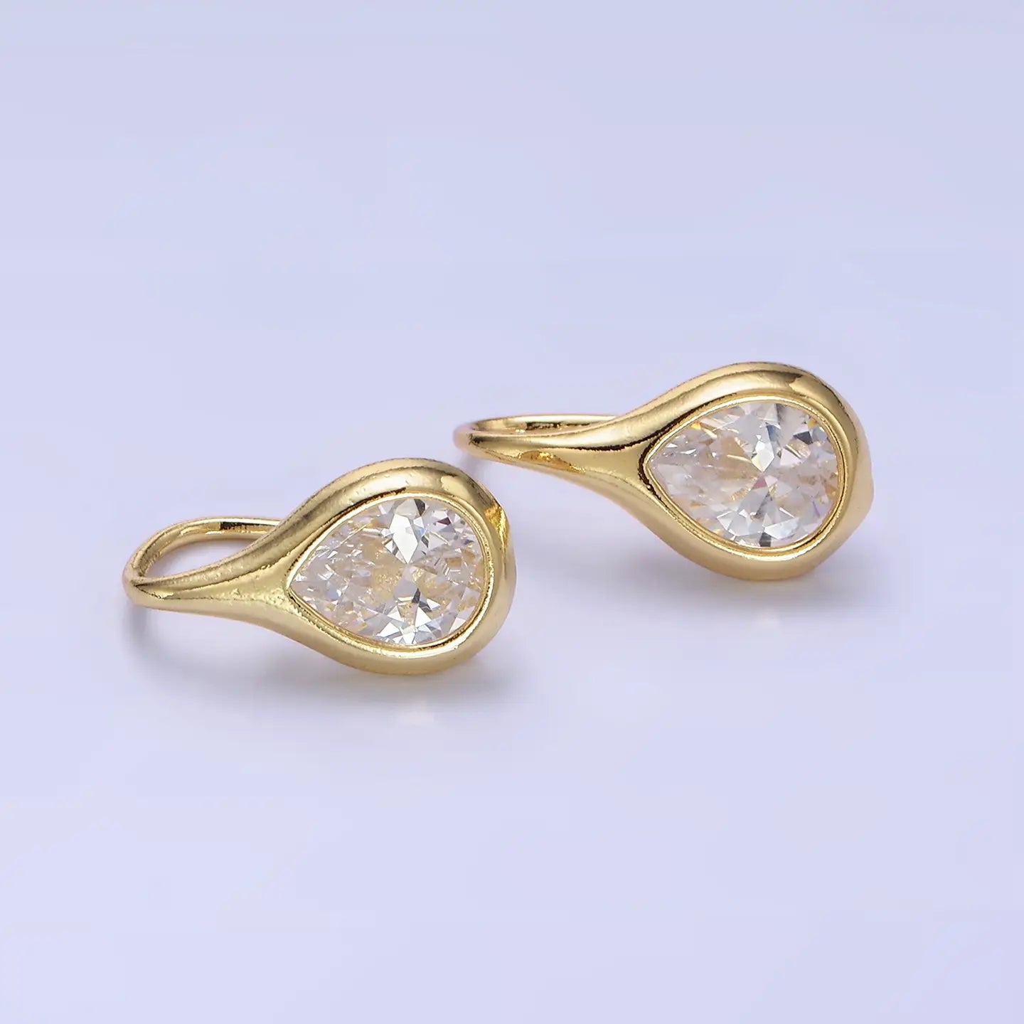 Tear Drop French Earring
