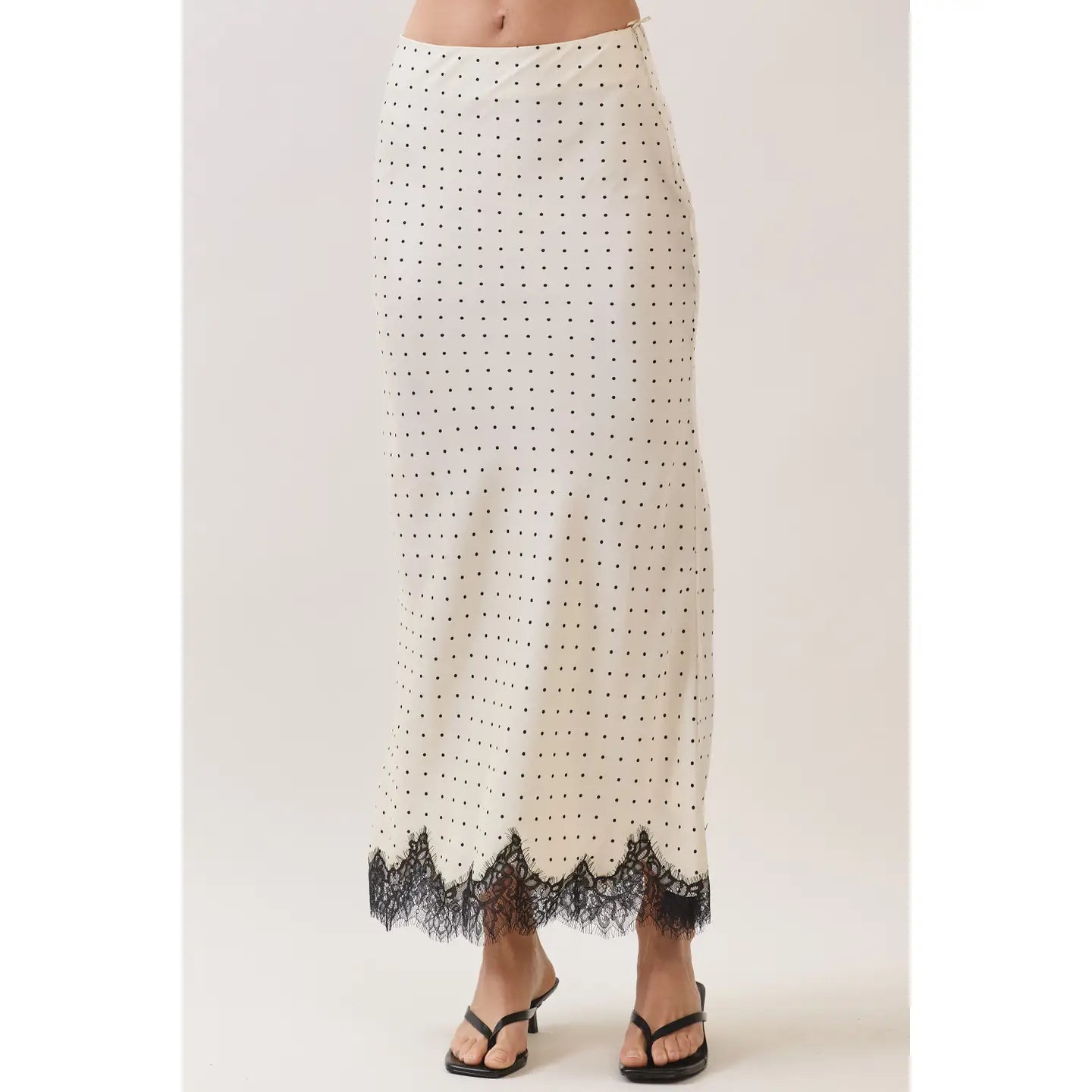 Honey Mango Polka Dot Maxi