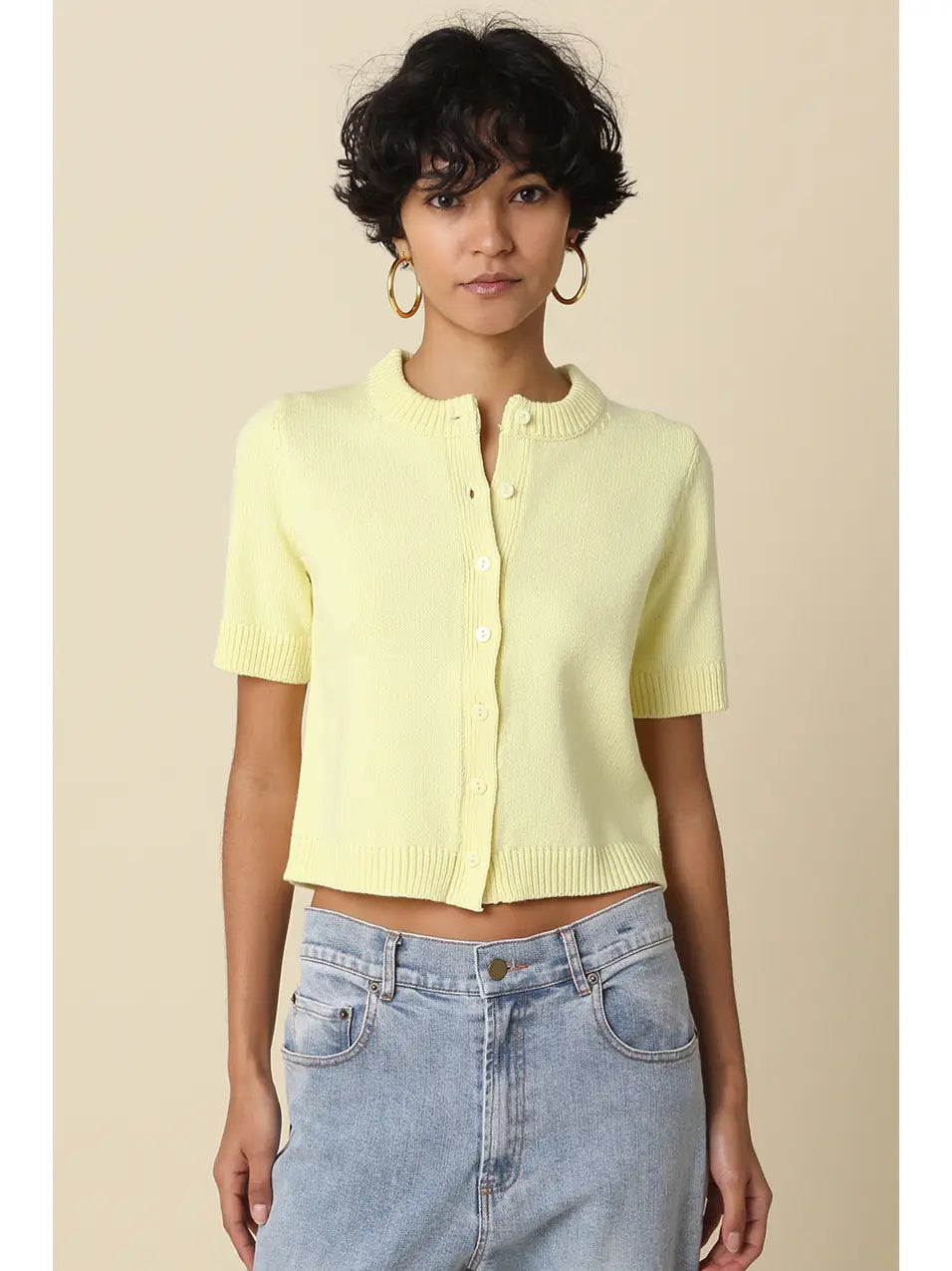 Leia Short Sleeve Knit Top
