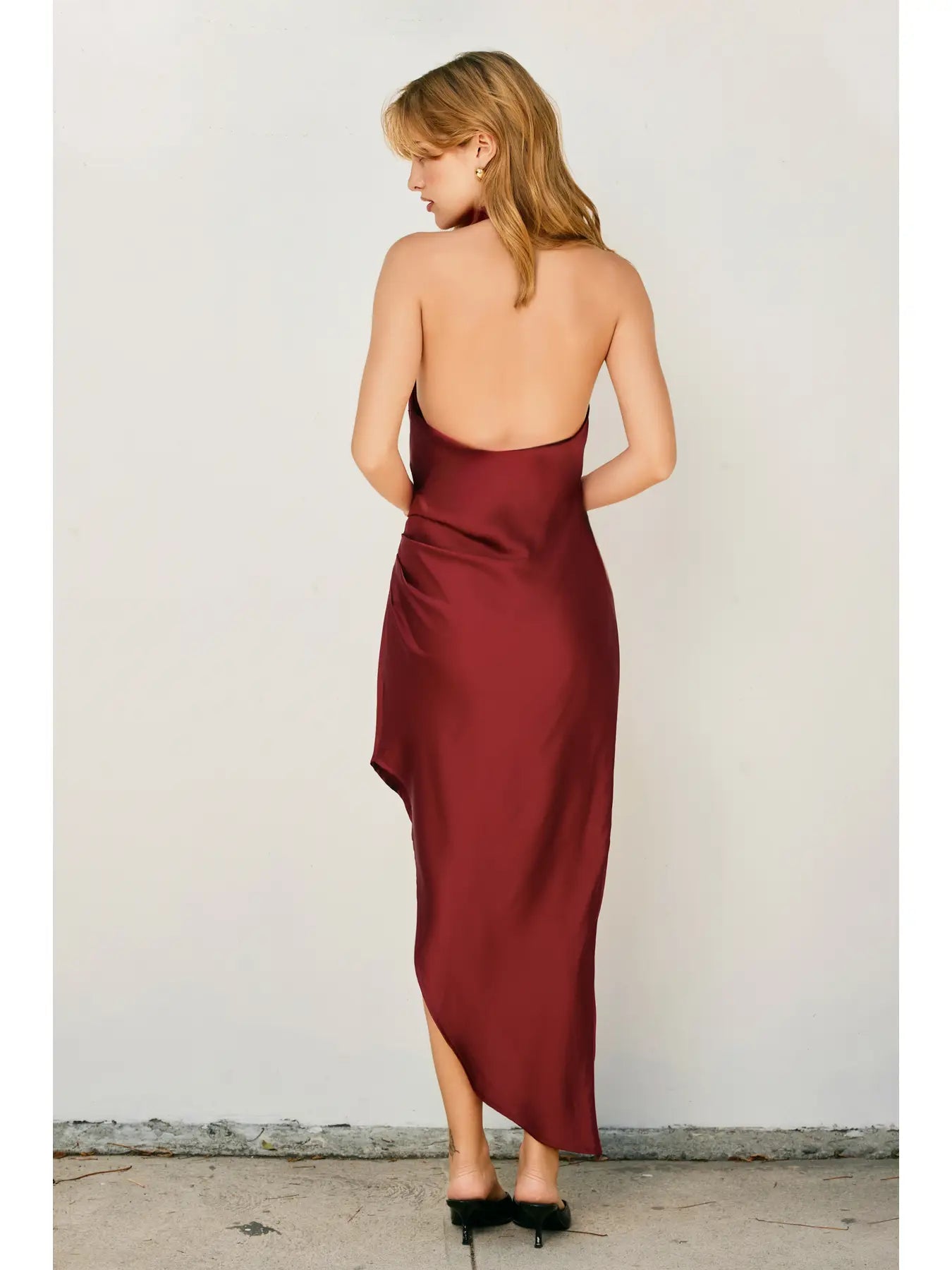 Sivan High Neck Midi
