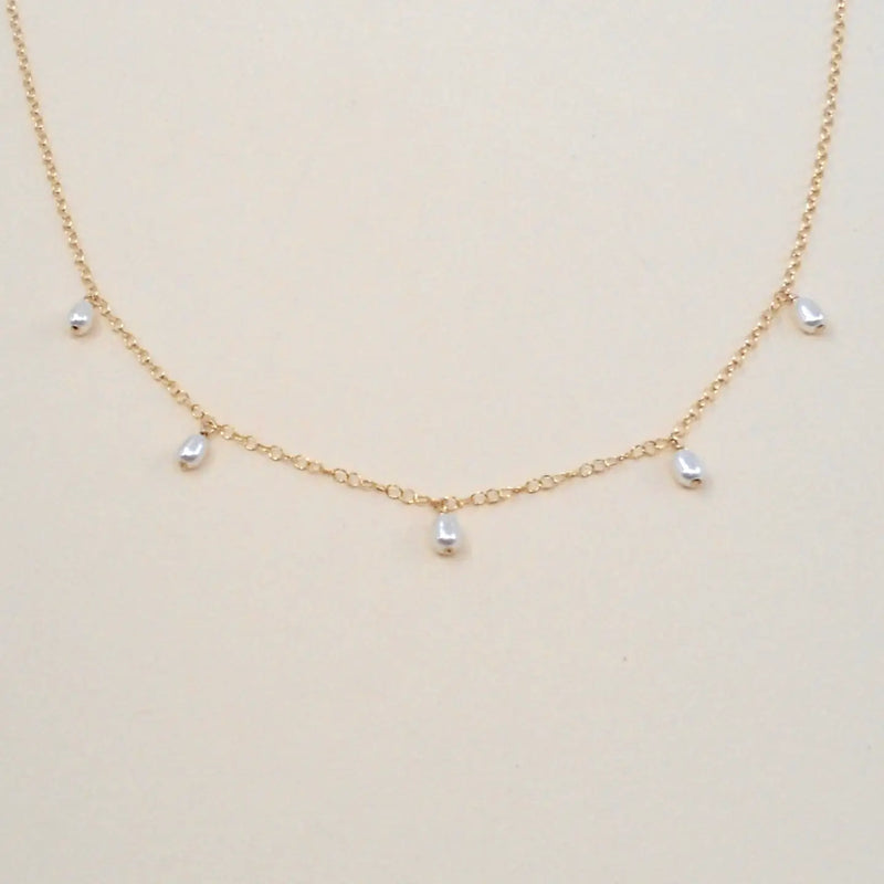 Five Pearl Necklace