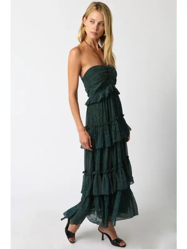 Kayden Ruffle Maxi Dress