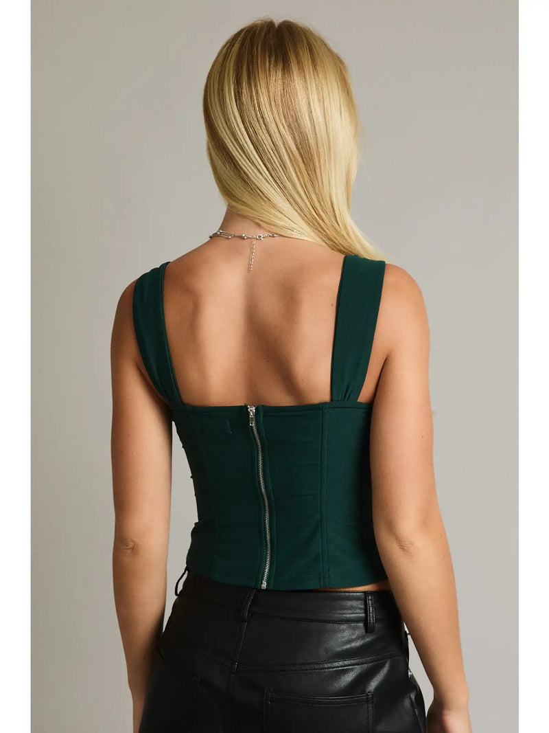 Mistletoe Bustier Top