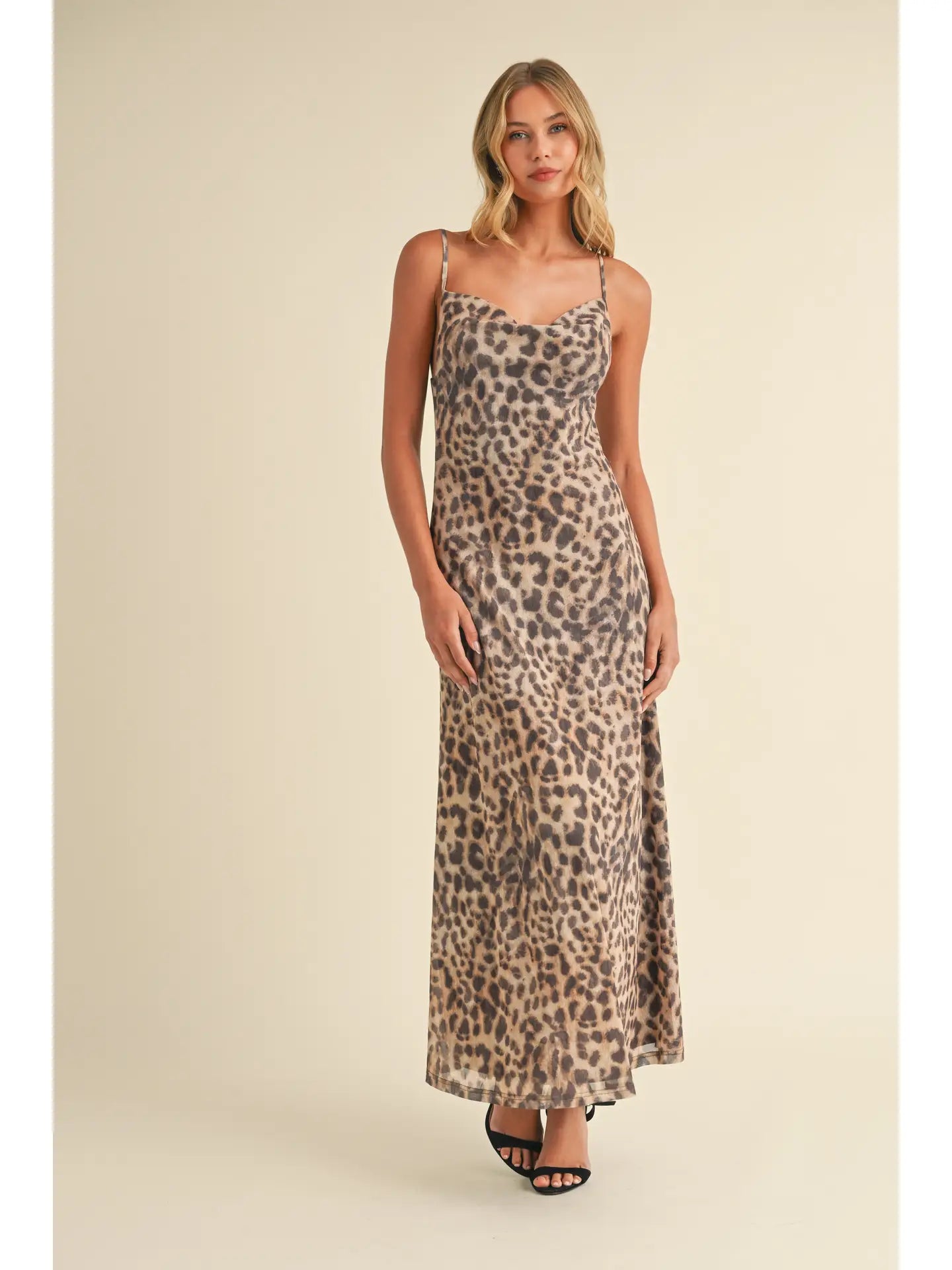 Home For The Holidays Leopard Dress