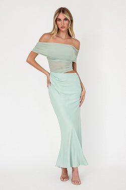Off The Shoulder Midi