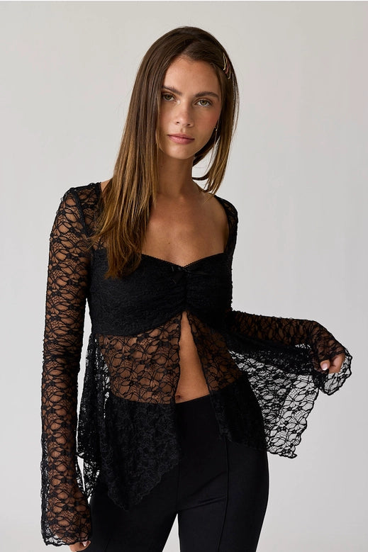 Ella Sweetheart Lace Top