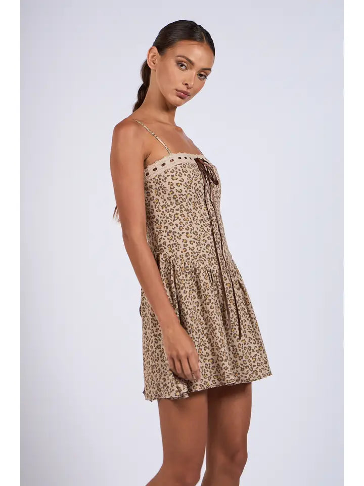 leopard Corset Dress