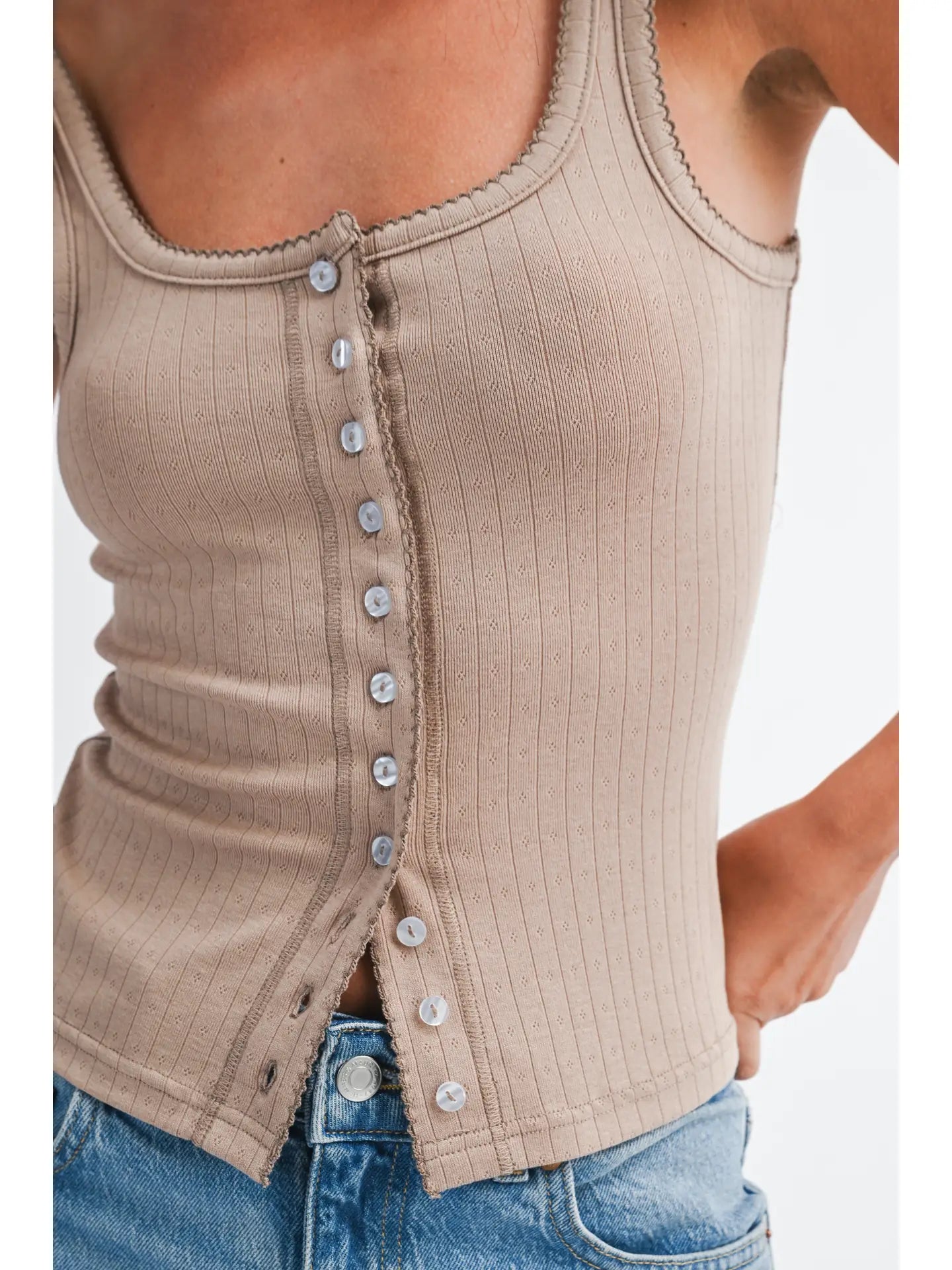 Bailey Button Up Top