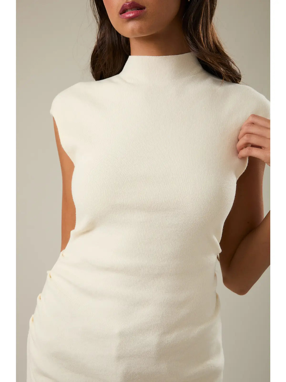 Bryn Mock Neck Sweater Top