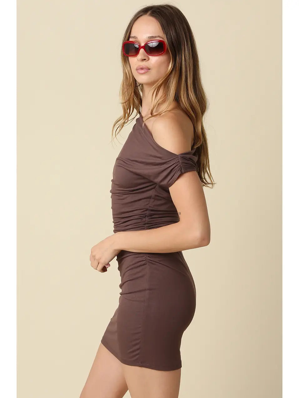 Francie One-Shoulder Mini Dress