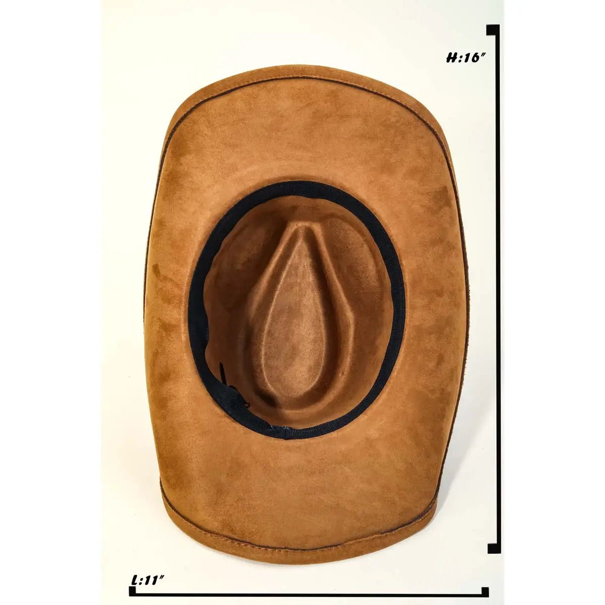 Medallion Disc Strap Cowboy Hat