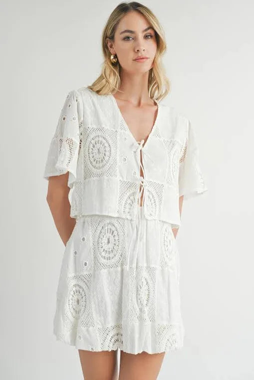 Keepsake Tie Front Top