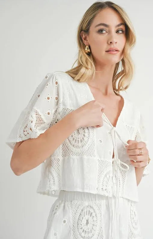 Keepsake Tie Front Top