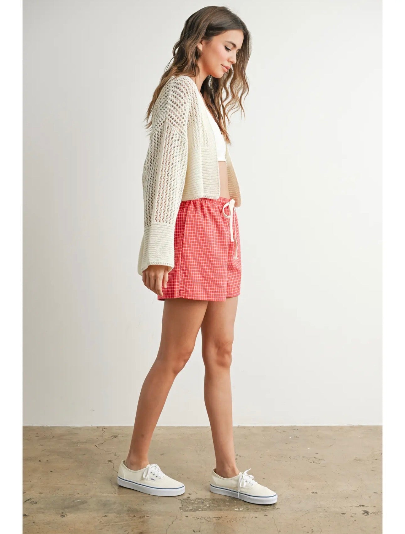 Spring Open Knit Cardigan
