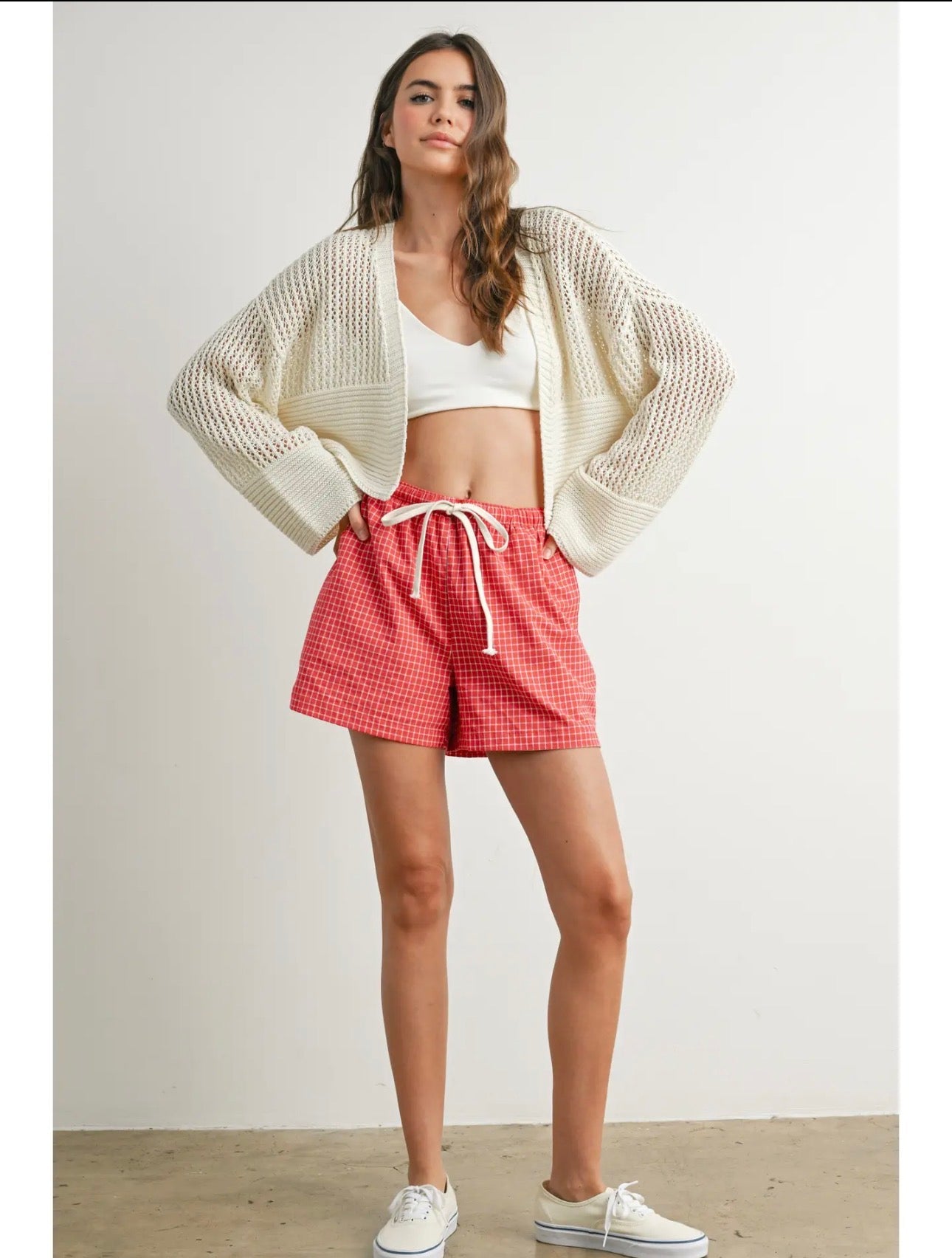 Spring Open Knit Cardigan