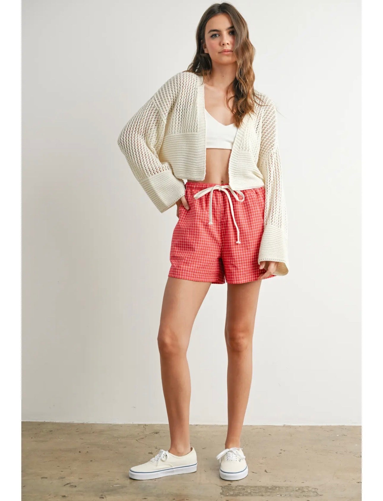 Spring Open Knit Cardigan