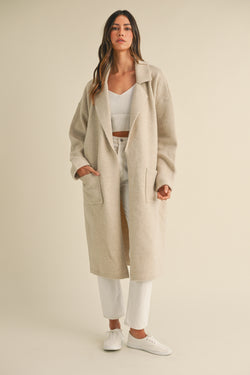 Knit Trench Coat