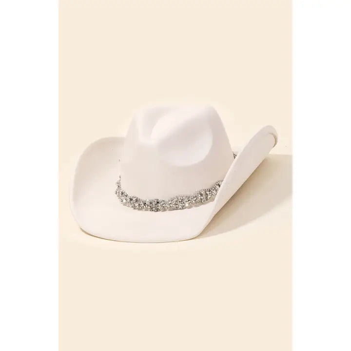 Bella Rhinestone Cowboy Hat