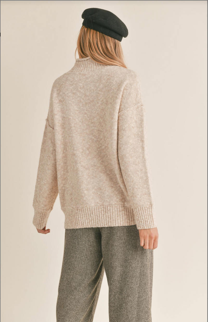 Monica Mock Neck Sweater