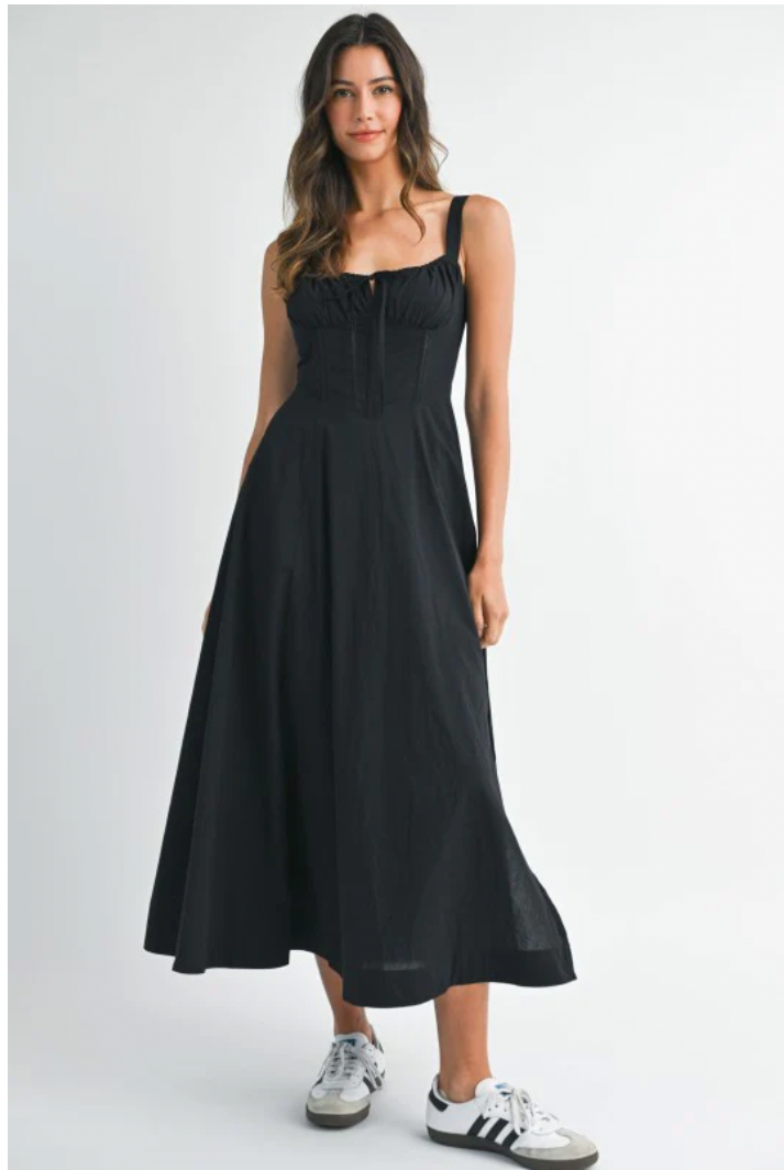 Emmy Bustier Midi Dress