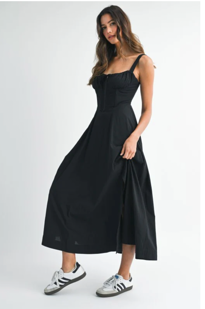 Emmy Bustier Midi Dress
