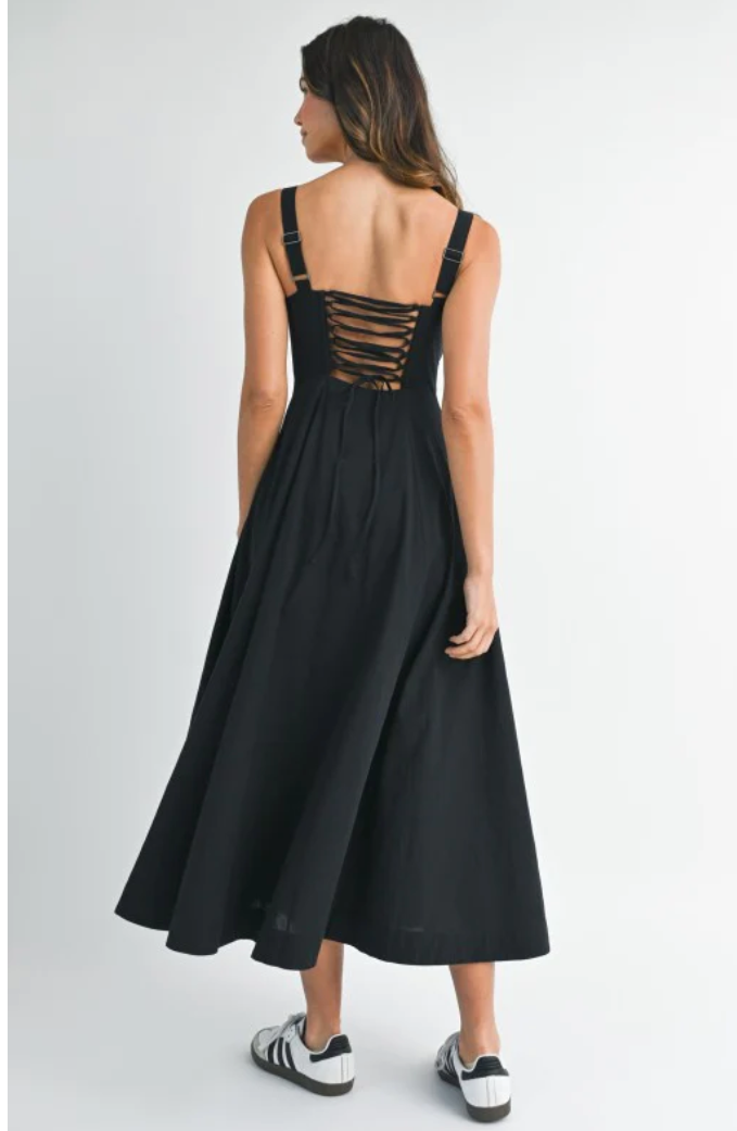 Emmy Bustier Midi Dress